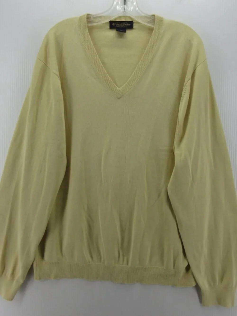 Brooks Brothers Sweater XL Silk Blend Pullover Preppy Classic Knit *